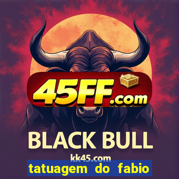 tatuagem do fabio goleiro do cruzeiro